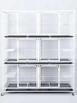 Customizable Foldable Movable Cat Cage - Large Breeding Cages for Small Pets