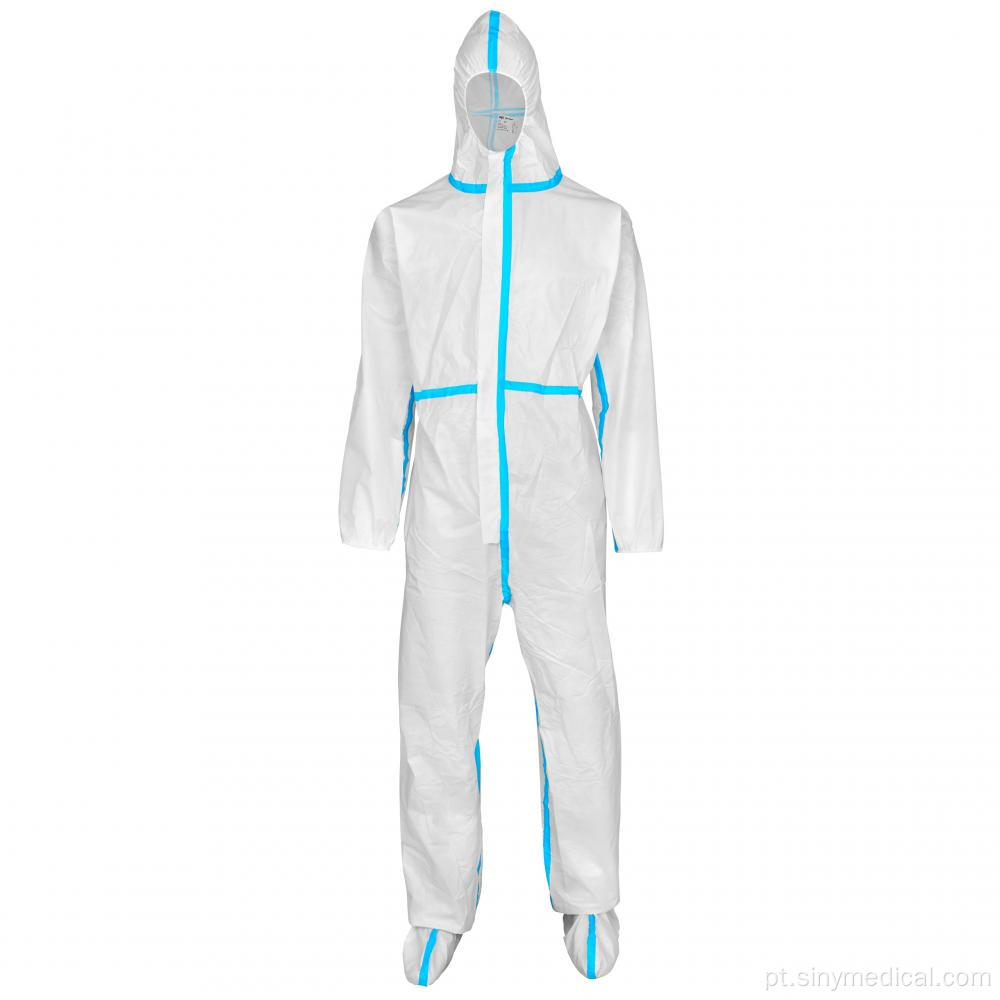 Descartável tipo 3b/4b/5b/6b protetor químico CoverAll