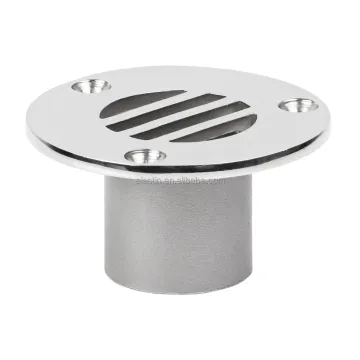 316 Stainless Steel Marine Deck Drain Scupper for Yacht Cockpit