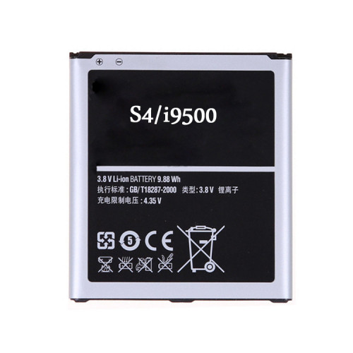 Bateria de telefone i9500 de 2600mAh para Samsung Galaxy S4