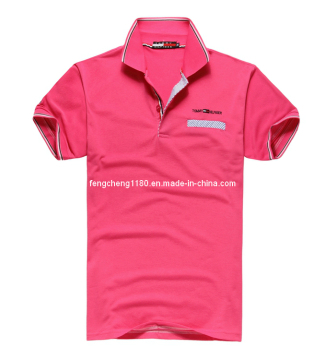 Polo Neck T-Shirts Customize Men's DIY Short Sleeve 100%Cotton T-Shirts (PL-5220)