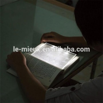 3LED Book Reading Light, Flat Panel Book Light
