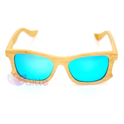 own brand sunglasses engraving logo on wood