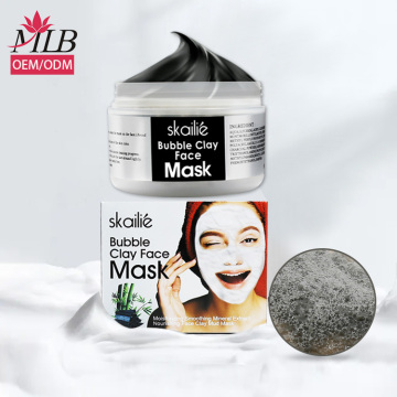 Guangzhou Skin Care Supplier: Face Mask Mud Design Spa Mask Carbonated Oxygen Bubble Clay Mask