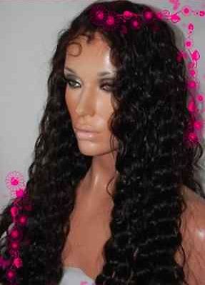Long Hair Remy Indian Virgin Hair Full Lace Wigs