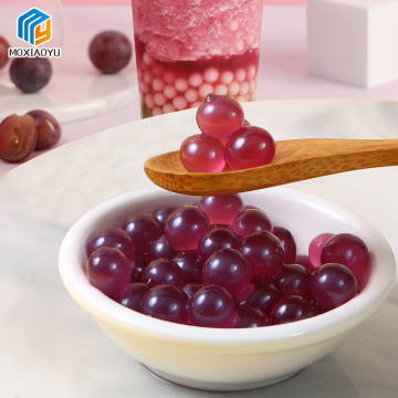 Popular Customizable Fruit Flavored Konjac Jelly and Boba for Milk Teas