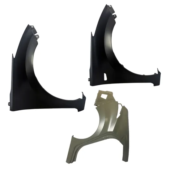 Car Front Rear Primed Steel Fender Flares Compatible with Hyundai Elantra 2012