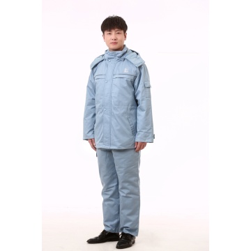 Refined Blue Refining Plate Work Winter Uniform