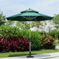 Parasol extérieur de parasol de jardin en porte-à-faux de 2,7 mètres
