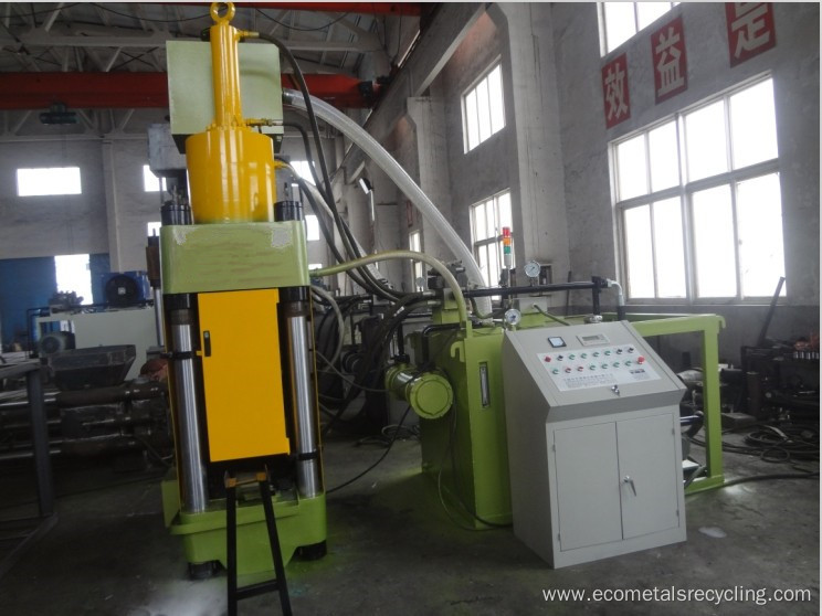 Ecohydraulic Cast Iron Metal Chips Briquette Machine