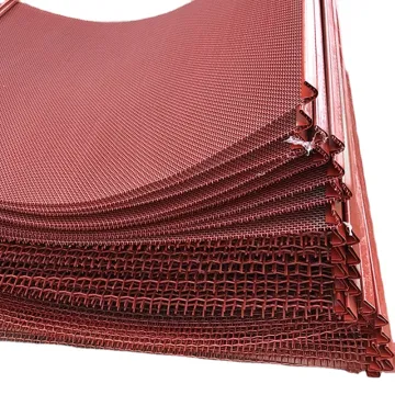 65Mn Steel Hooked Vibrating Quarry Rock Shaker Crusher Sieve Screen Mesh