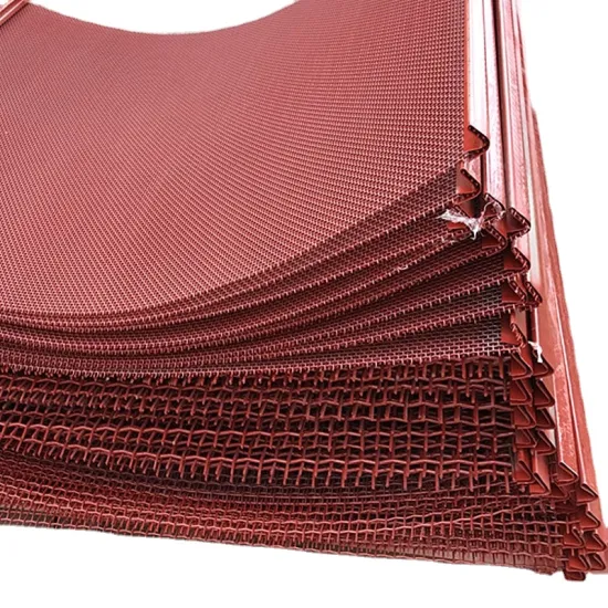 65Mn Steel Hooked Vibrating Quarry Rock Shaker Crusher Sieve Screen Mesh