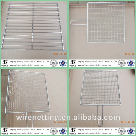 welded wire stainless steel barbecue grill net