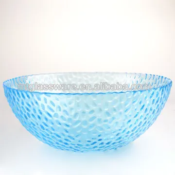 antique large crystal fruit salad bowl