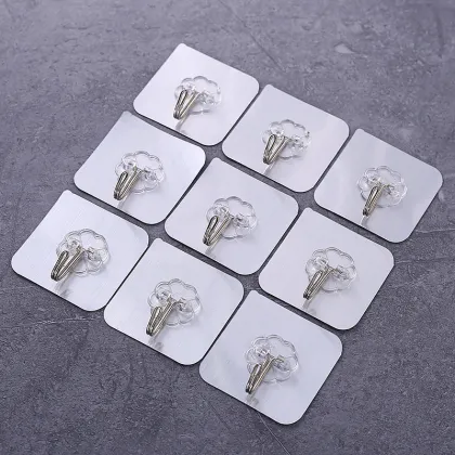 Customizable Strong Self-adhesive Wall Hook for Kitchenware Storage