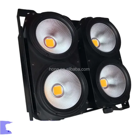 4 EYE 4 x 100W LED COB Blinder Stage Lights: DMX Control, Dual White Spectrum, DJ Equipment