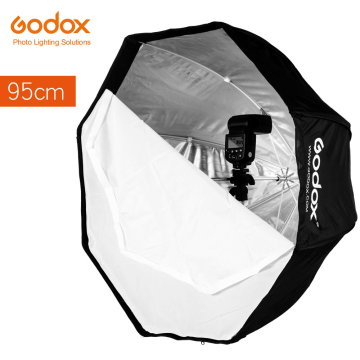 Godox 95cm Taşınabilir Octagon Softbox Flash Speedlight Reflector Taşıma Çantası