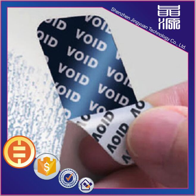 Void Anti-counterfeit 3D Hologram Sticker Label