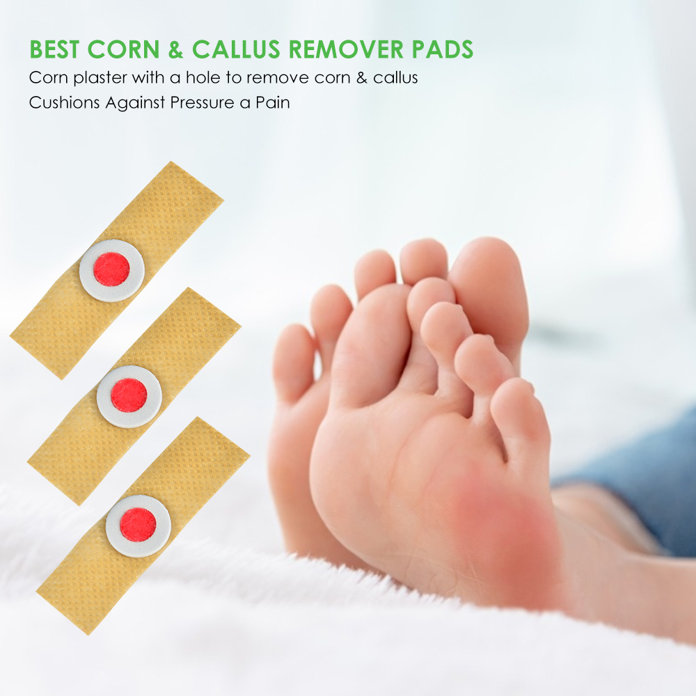 50pcs/set Anti-callus Foot Patch Adhesive Callus Cushions Foam Round Toe Feet Corn Bunion Protectors Pads For Women Men Care
