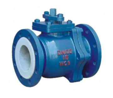 Cut off the fluorine lined ball valve pipeline
