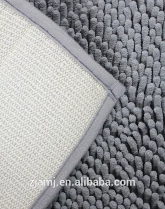 Superfine fiber long hair bath mats and rugs