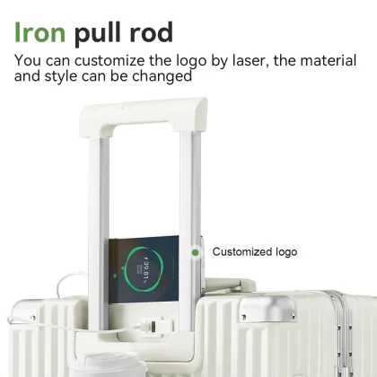 2024 High Quality PC Aluminum Alloy Suitcase - Waterproof Trolley Luggage