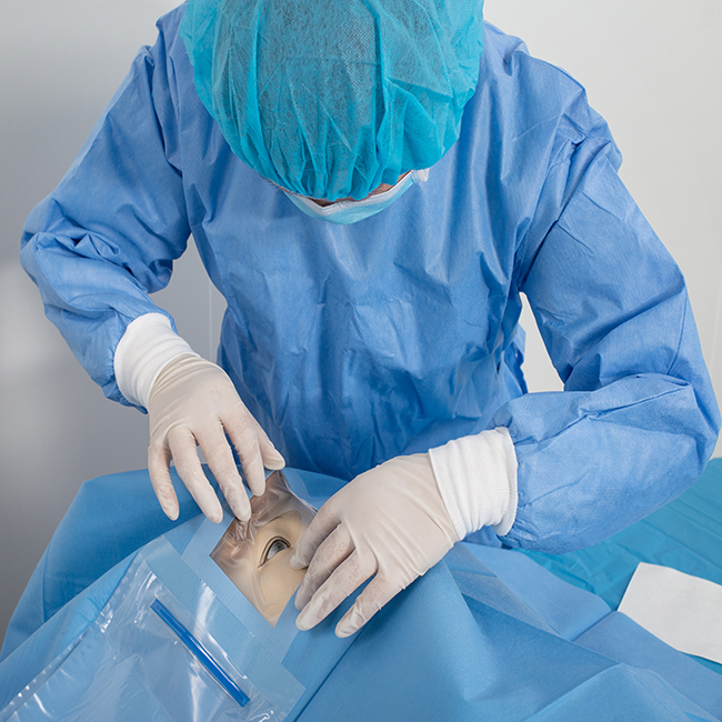 Sterile Surgery Disposable Ophthalmology Pack Eye Drape set Sterile Surgery Disposable Ophthalmology Pack Eye Drape set
