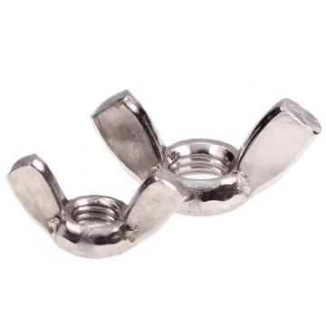 Hot Sale Precision Cast Stainless Steel Butterfly Nuts in Various Sizes: M3, M4, M5, M6, M8, M10, M12 (SS304, SS316)