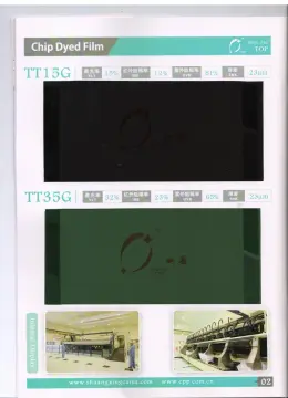 Chip dyed Film for window film