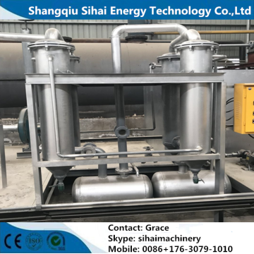 Low Consumption Waste Tire Pyrolysis Oil Plant