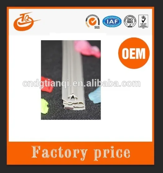 PVC strip /refrigerator door seal rubber strip with ISO