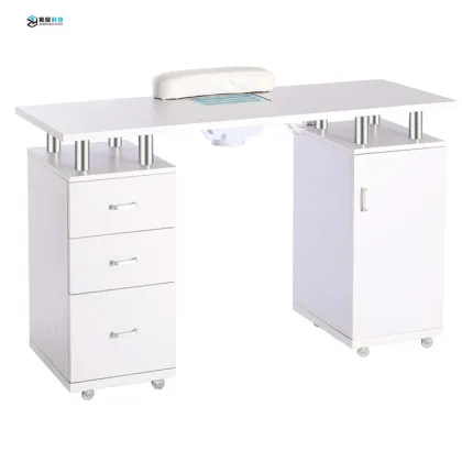 White Nail Salon Furniture & Manicure Tables at Competitive Prices