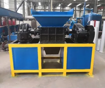 Factory Direct Industrial Scrap Cardboard Metal Plastic Double Shaft Shredder Machine For Recycling Wastes