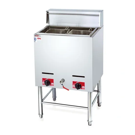 Free Standing Stainless Steel Commercial Kitchen Equipment Gas Fryer