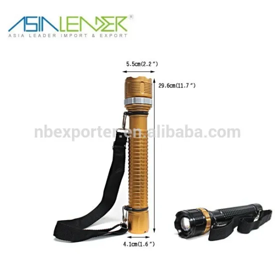 Factory price OEM powerful aluminum waterproof led torch light