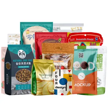 Custom Plastic Packaging Bags for Dried Foods & Snacks like Biltong and Beef Jerky