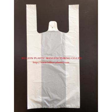 White HDPE T-Shirt Bag Grocery Bag Plastic Bag Carrier Bag