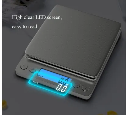 Stainless Steel Electronic Scales for Kitchen and Home - Small Gram Baking and Jewelry Weighing