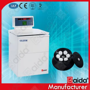 GL25M 6x500ml angle rotor high speed cooling centrifuge