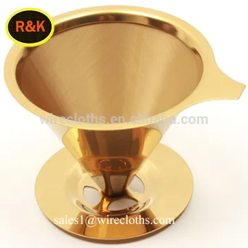 316L Quality stainless steel coffee filter wire mesh pour over
Stainless steel coffee filter wire mesh pour over