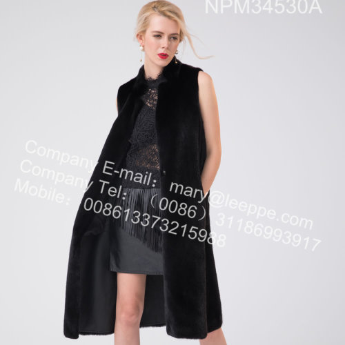 Women Reversible Kopenhagen MInk Vest