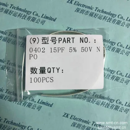 YAGEO 0402 15PF 5% 50V NPO Capacitor CC0402JRNP06BN150
