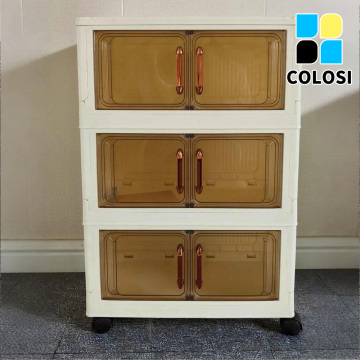 Foldable Plastic Storage Cabinet
