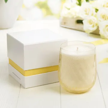Lid And Base Paper Gift Box For Candle
