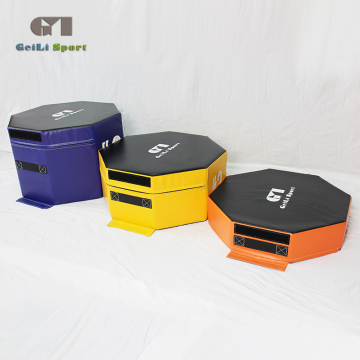 Durable PVC cover Octagon Soft Foam Plyo Box Gym Jumping Box