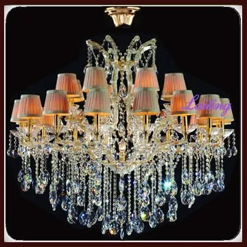 Zhongshan Pendant lamp, Clear Crystal Large Chandelier