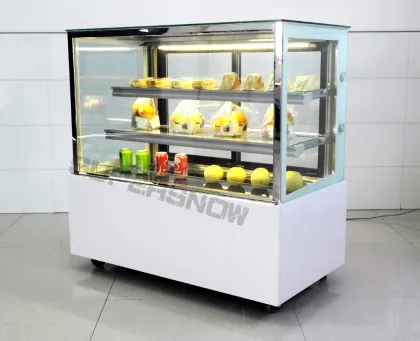 Supermarket Display Corolla Sweet Cake Showcase