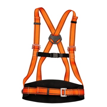 100% Polyester full body harness with lanyard