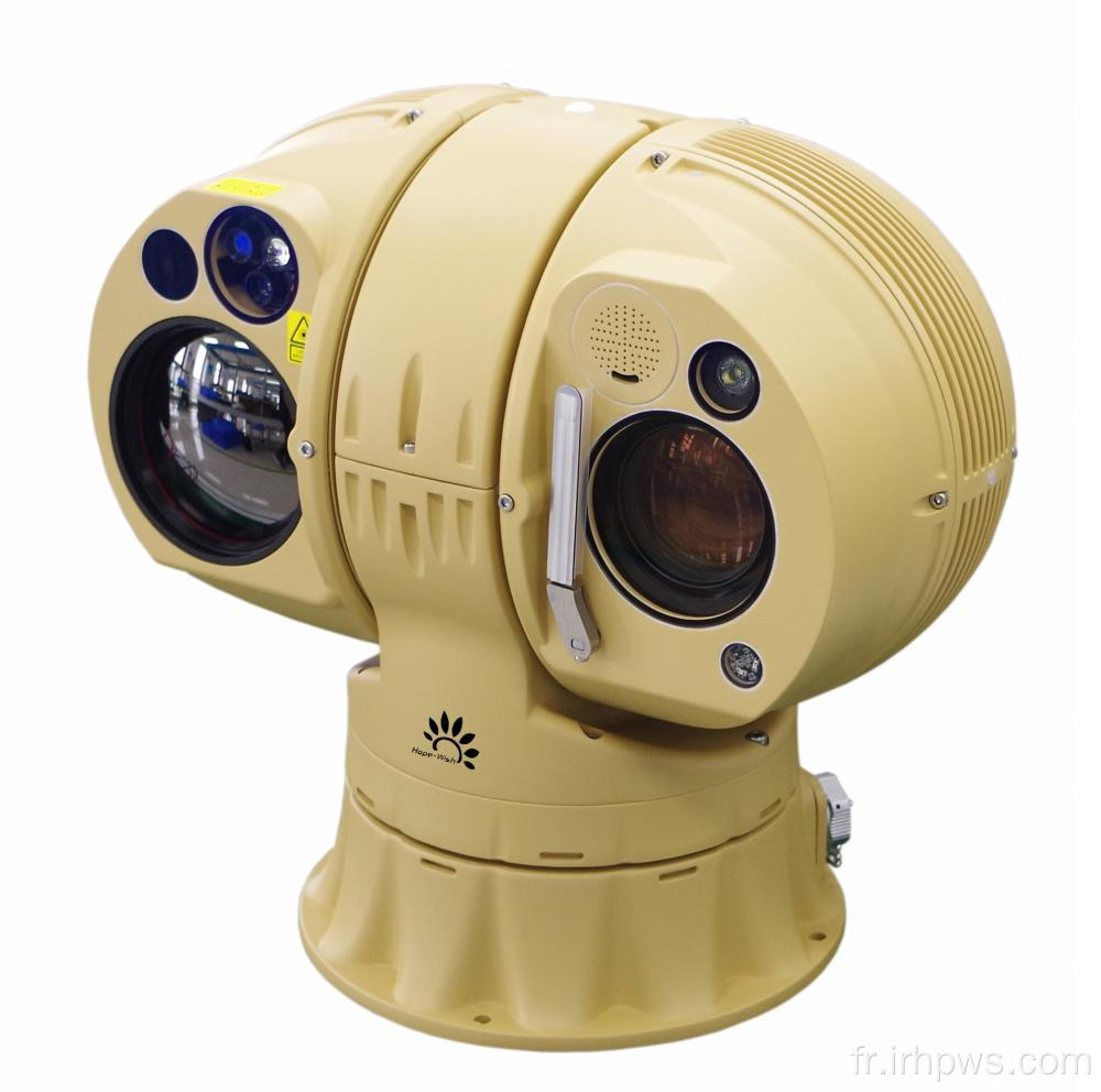 Caméra de sécurité laser thermique PTZ 360 °