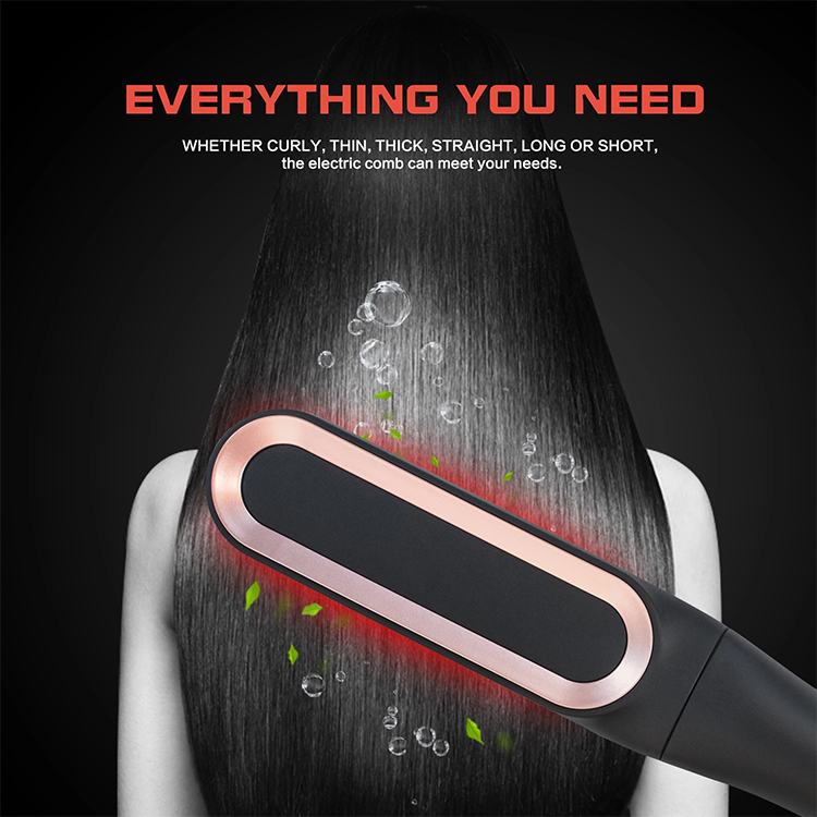 lvl hair straightener brush